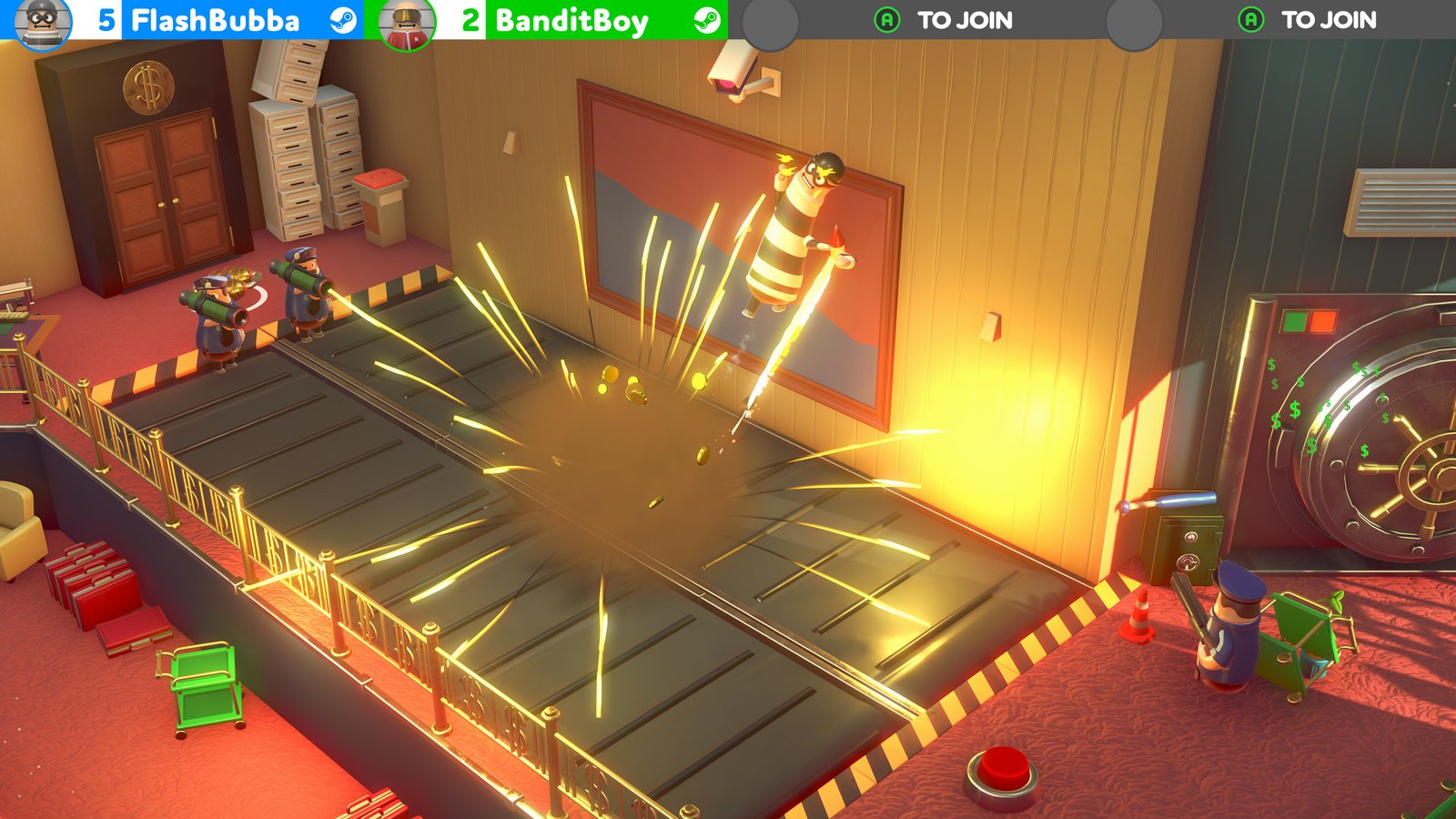 橡胶强盗/Rubber Bandits(v1.6.1-单机同屏多人)