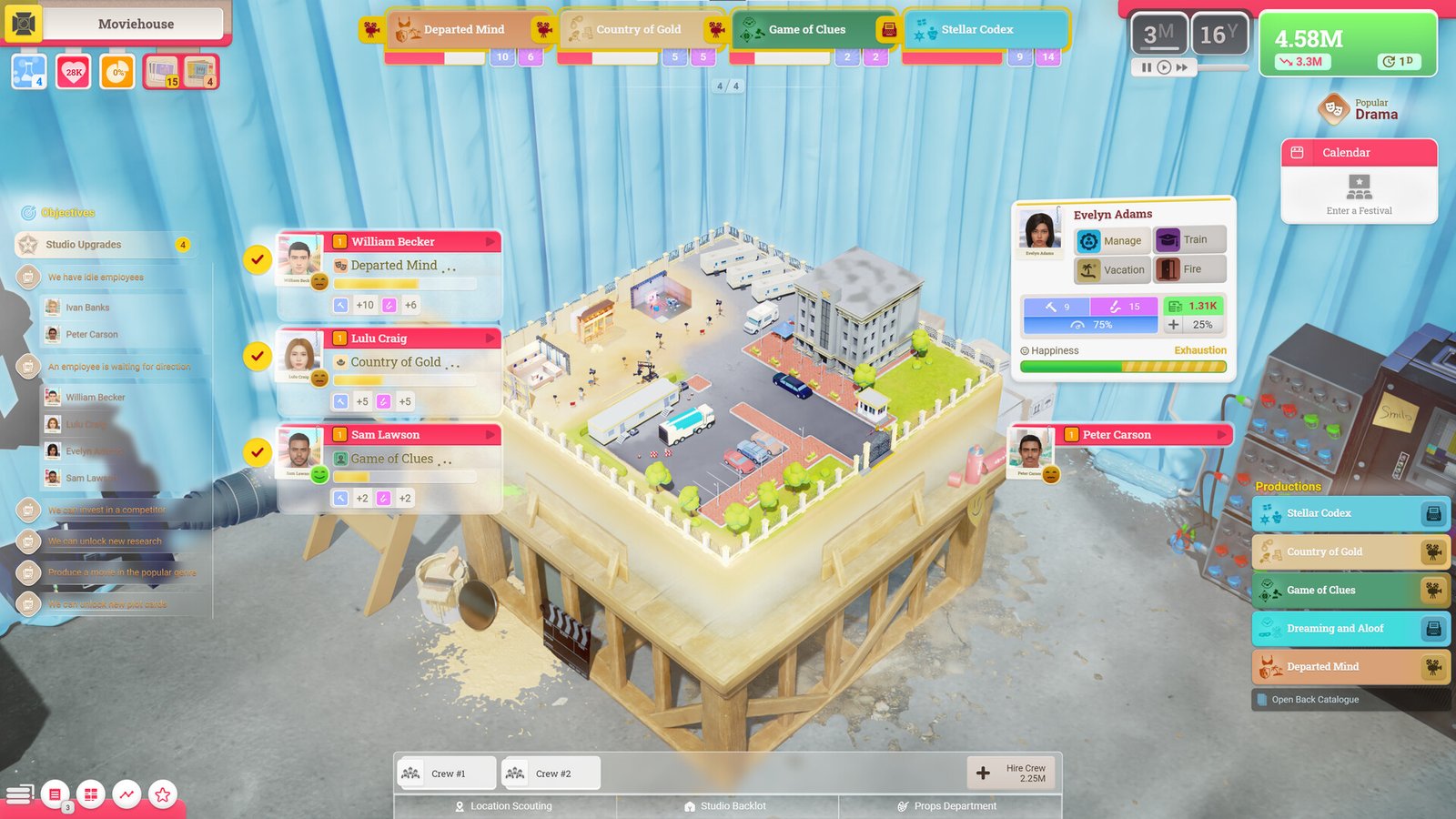 佳片相约:电影制片厂大亨(V1.5.1-新的工作室老板系统)