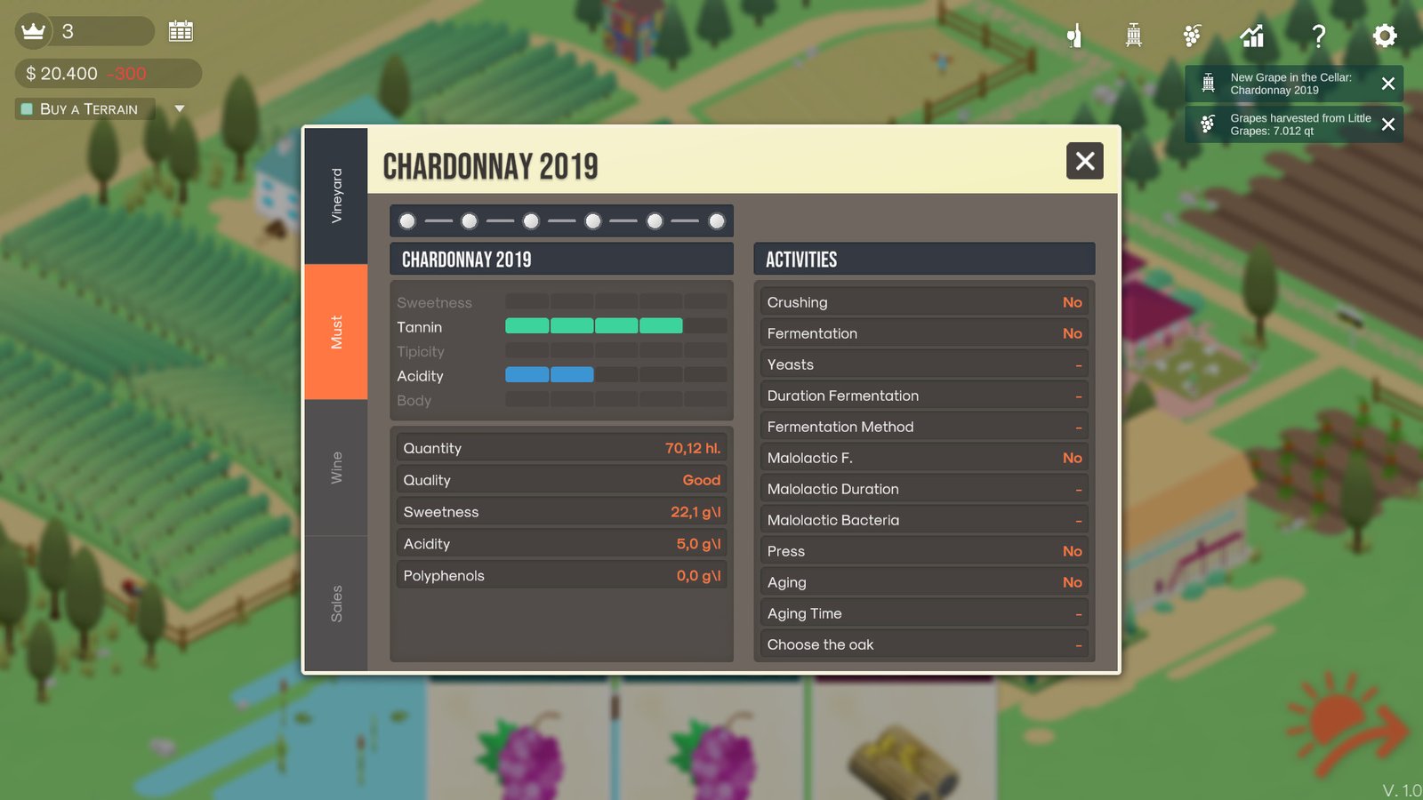 百日/Hundred Days – Winemaking Simulator(v1.2.0w3)