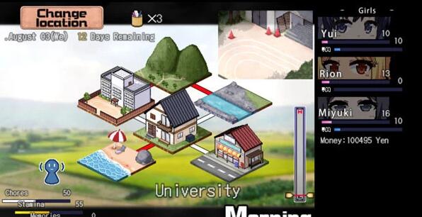 【SD/2D/SLG/中文】夏日狂想曲+ V2.2.0DLC STEAM双端官中步兵版+CG+存档【1.8G】