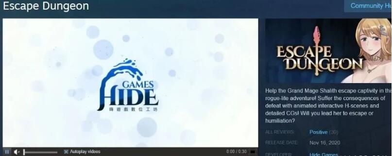 【PC/2D/地牢策略RPG/中文/动态】莎莉丝-地牢脱出 官中步兵+存档 【780M】