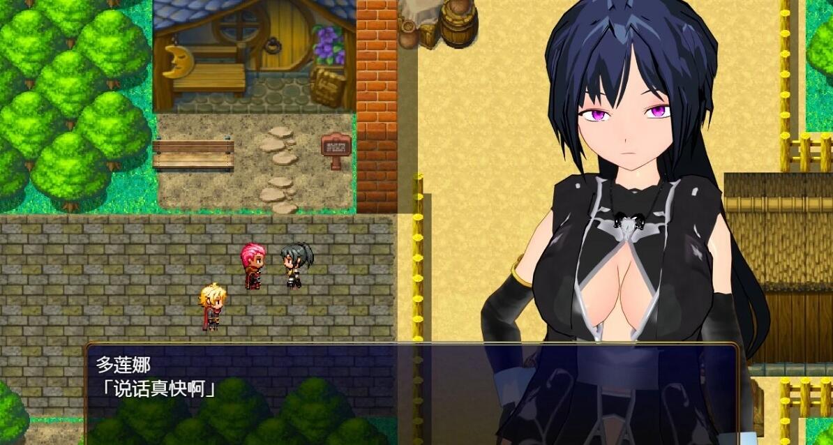 【PC/2D/RPG/汉化】新婚双剑士与欲之诅咒 V1.0 AI汉化版【1.3G】