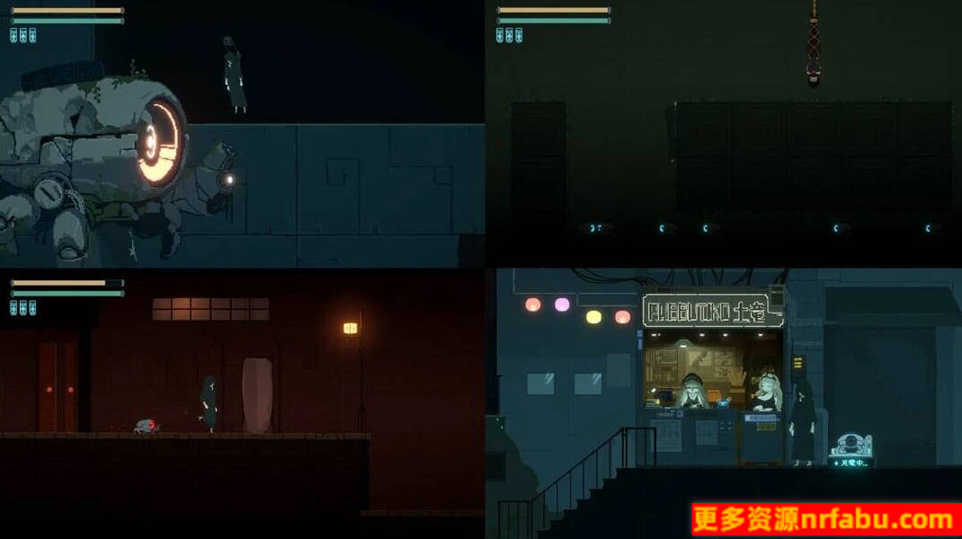 【PC/2D/像素ACT/汉化】群青的魔女 Dusk City B15147391 STEAM官方中文版【1.31】