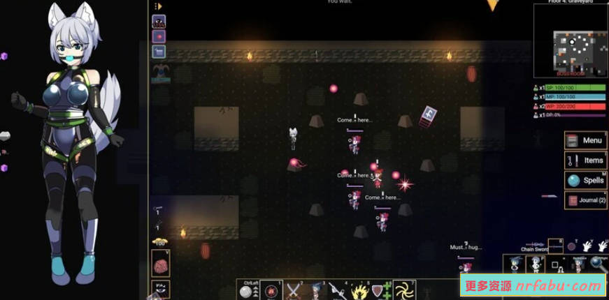 【PC/2D/SLG/中文】Kinky Dungeon Ver5.3.38 STEAM官方中文版【630M】