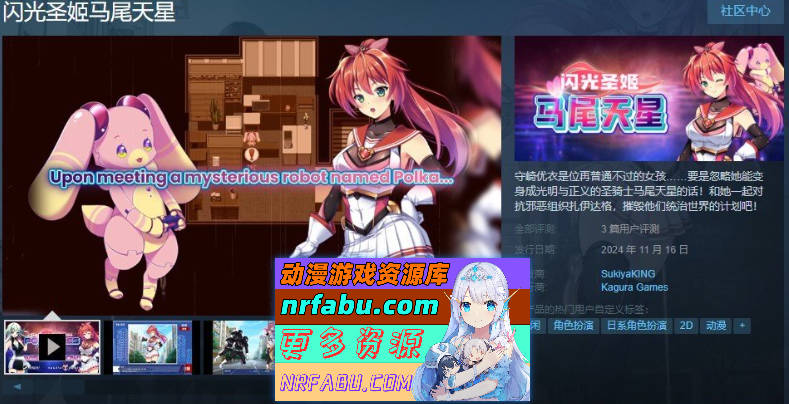 [PC/精品RPG/中文]闪光圣姬马尾天星 官方中文步兵版+存档[新作][1.6G]