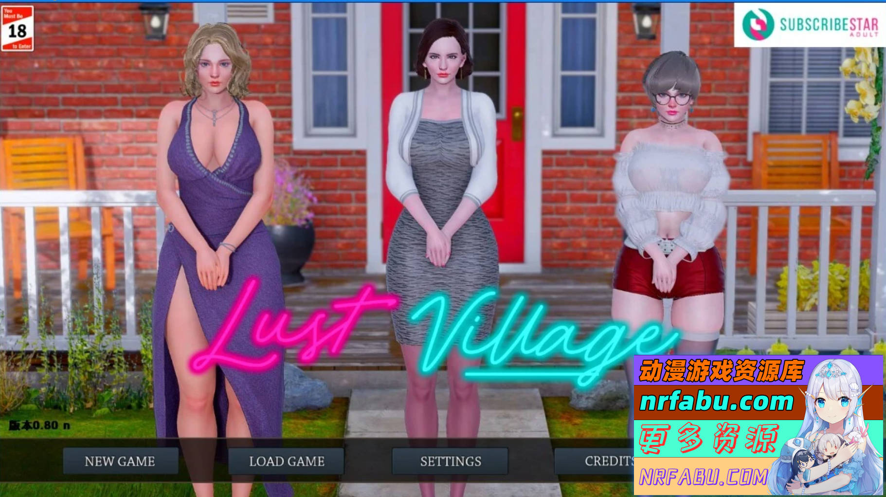 【SD/3D/欧美SLG/汉化/动态】欲望小镇-欲望村 V0.80N 双端精翻汉化版【5G】